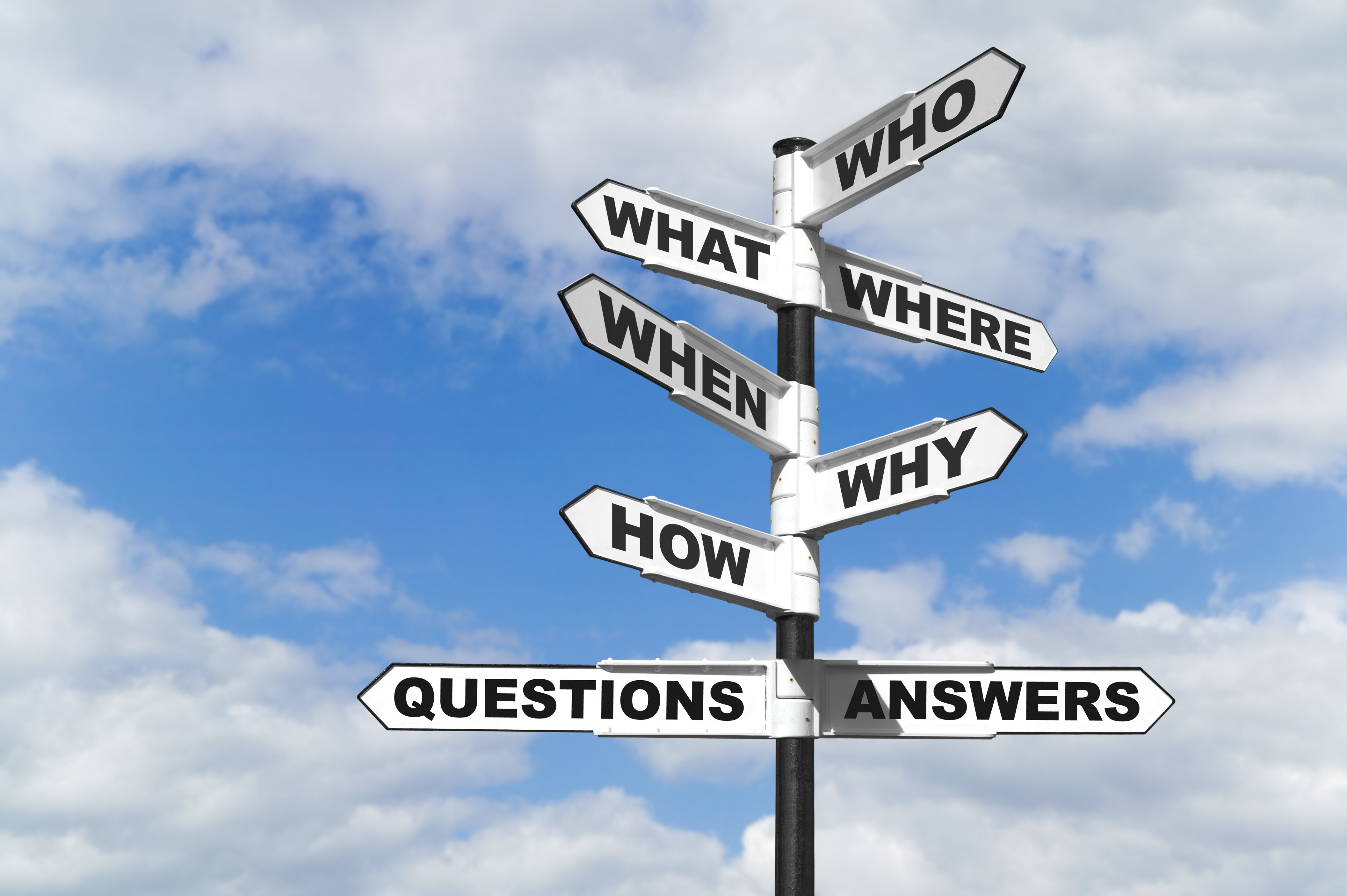 FAQ Sign - You have questions? We have answers FAQ Sign - You have questions? We have answers